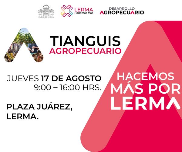 ¿Quieres productos frescos y de buena calidad? Acude al segundo tianguis agropec