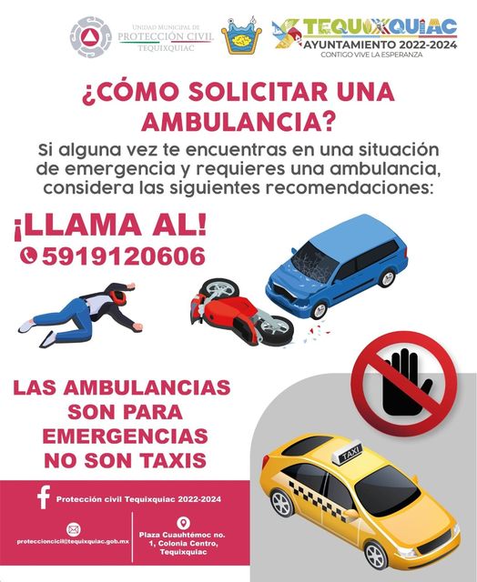 ¿Sabes en que momento solicitar una ambulancia