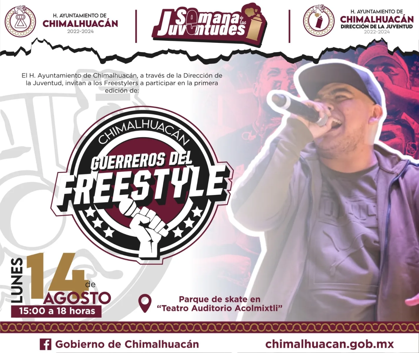 ¿Te gusta el freestyle Participa en la primera edicion de