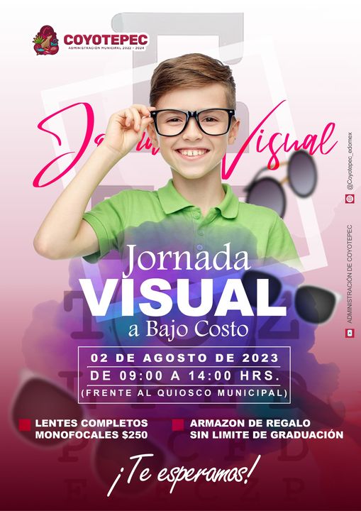 | 𝗝𝗢𝗥𝗡𝗔𝗗𝗔 𝗩𝗜𝗦𝗨𝗔𝗟 Asiste a la “Jornada Visual” que el gobierno municipal que enc