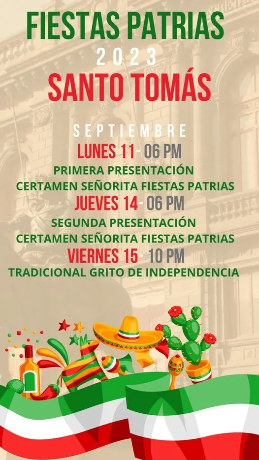 1693570873 Se llegaron la fiestas patrias y el Ayuntamiento de Santo jpg