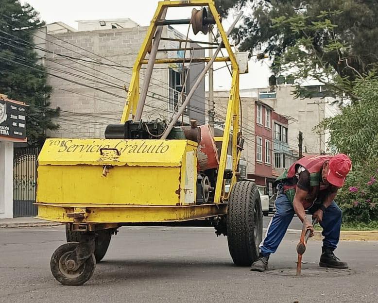 1693574094 289 Personal del Odapas Nezahualcoyotl continua llevando a cabo trabajos de