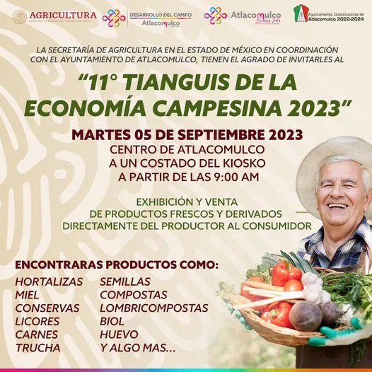 1693583034 Participa en el 11 Tianguis de la Economia Campesina 2023 jpg