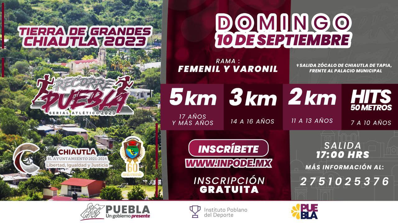 1693680875 Juntos recorramos Puebla este domingo 10 de septiembre participemos en