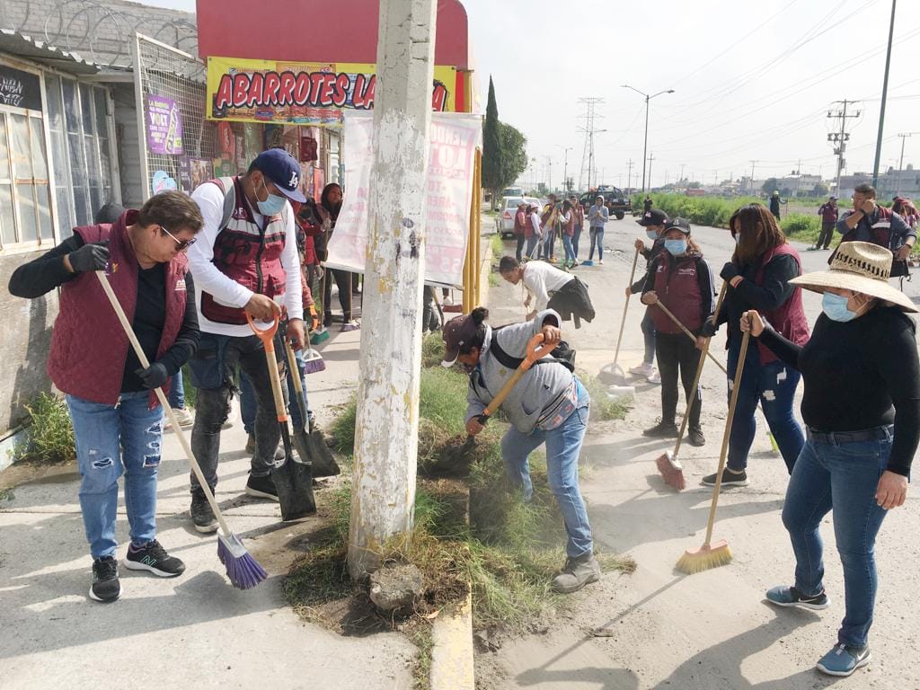 1693691014 402 GOBIERNO DE CHIMALHUACAN REALIZA JORNADA DE LIMPIEZA DE AV PROL