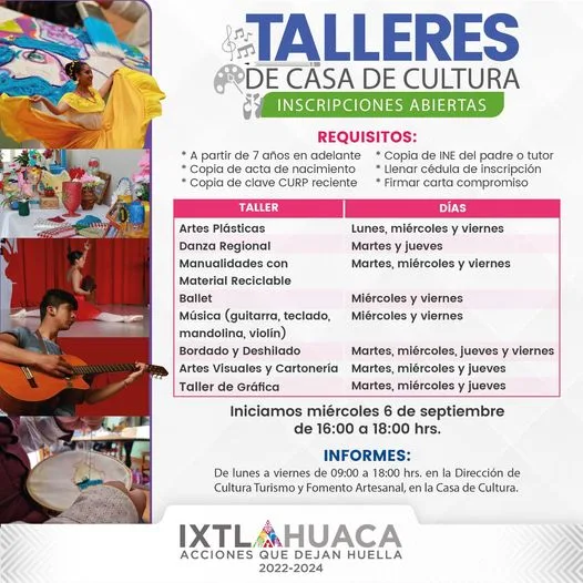 1693839073 Ya iniciamos inscripciones para los 10 talleres de nuestra Casa jpg