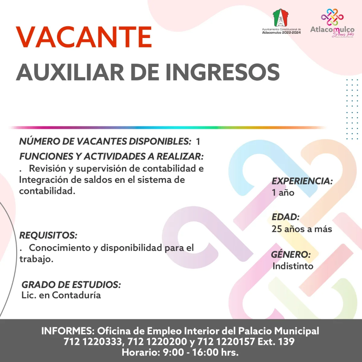 1693857460 7 ¡Te compartimos las vacantes de empleo correspondientes a esta semana