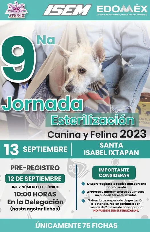 1693951711 NOVENA JORNADA DE ESTERILIZACION CANINA Y FELINA 2023 jpg