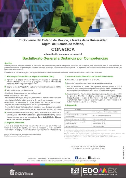 1694016528 CONVOCATORIA ABIERTA CONOCE LA OFERTA EDUCATIVA QUE UDEMEX TIENE PARA jpg