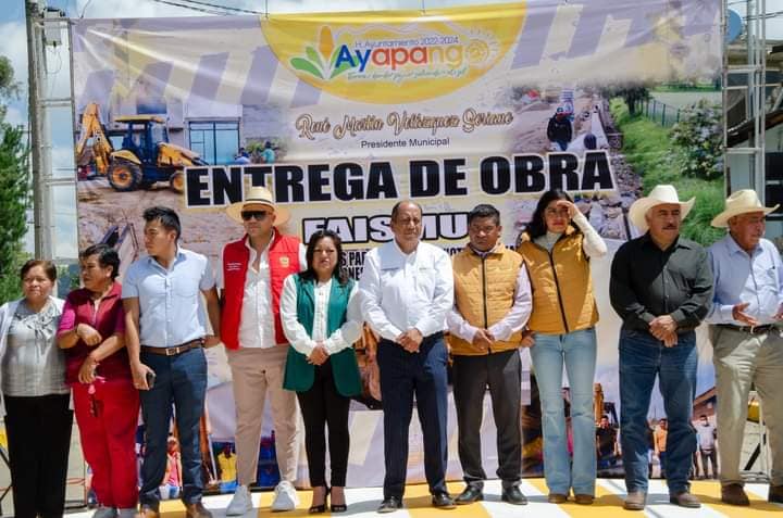 1694027107 867 EntregaDeObra El Gobierno Municipal de Ayapango administracion 2022 2024 que p