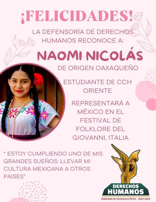 1694122682 Orgullo Expresamos nuestro amplio reconocimiento a NaomiNicolas joven Oaxa jpg