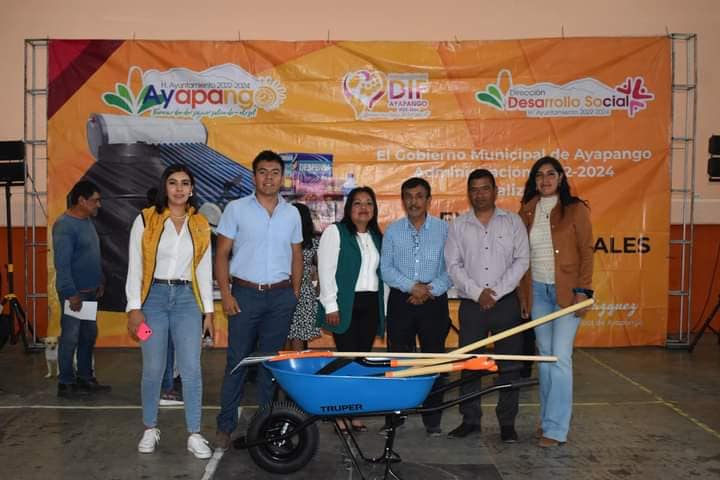 1694214798 80 EntregaDeHerramientas El Gobierno Municipal de Ayapango a traves de la