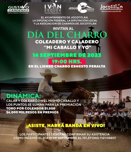 1694447616 Les compartimos una invitacion para celebrar el Dia del Charro jpg