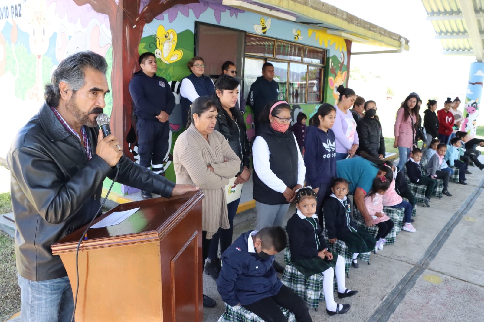 1694463155 0 Iniciamos la semana visitando el preescolar Octavio Paz en la