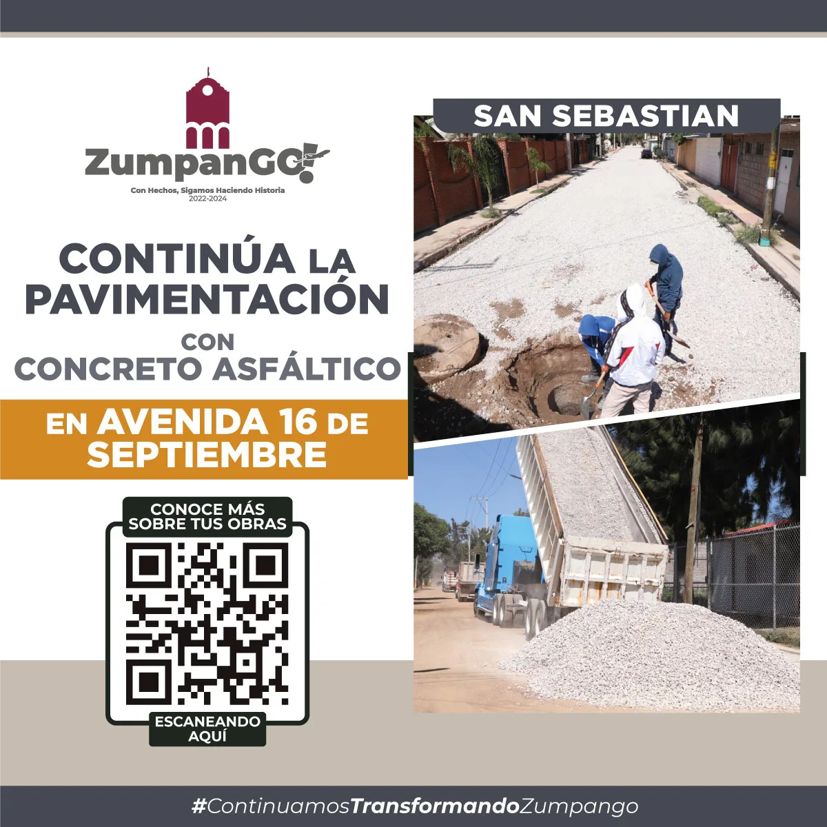 1694464324 ContinuamosTransformandoZumpango Avanzamos en la Pavimentacion de Av 16 de S jpg