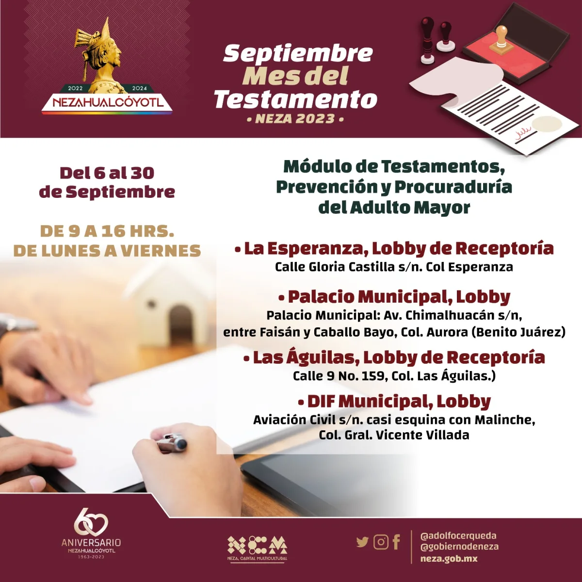 1694469032 Testamento El Gobierno Municipal en este mes del testamento