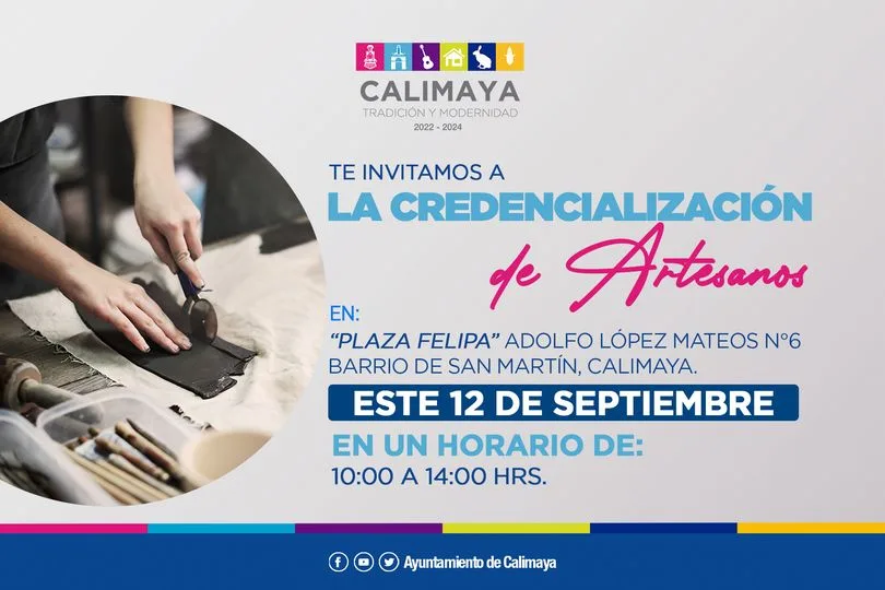 1694535540 Te invitamos a la Credencializacion de Artesanos este jpg