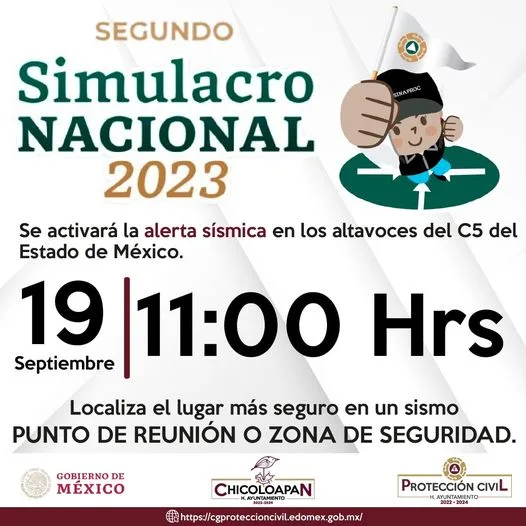 1694607055 Este 19 de septiembre se realizara el segundo simulacro nacional jpg