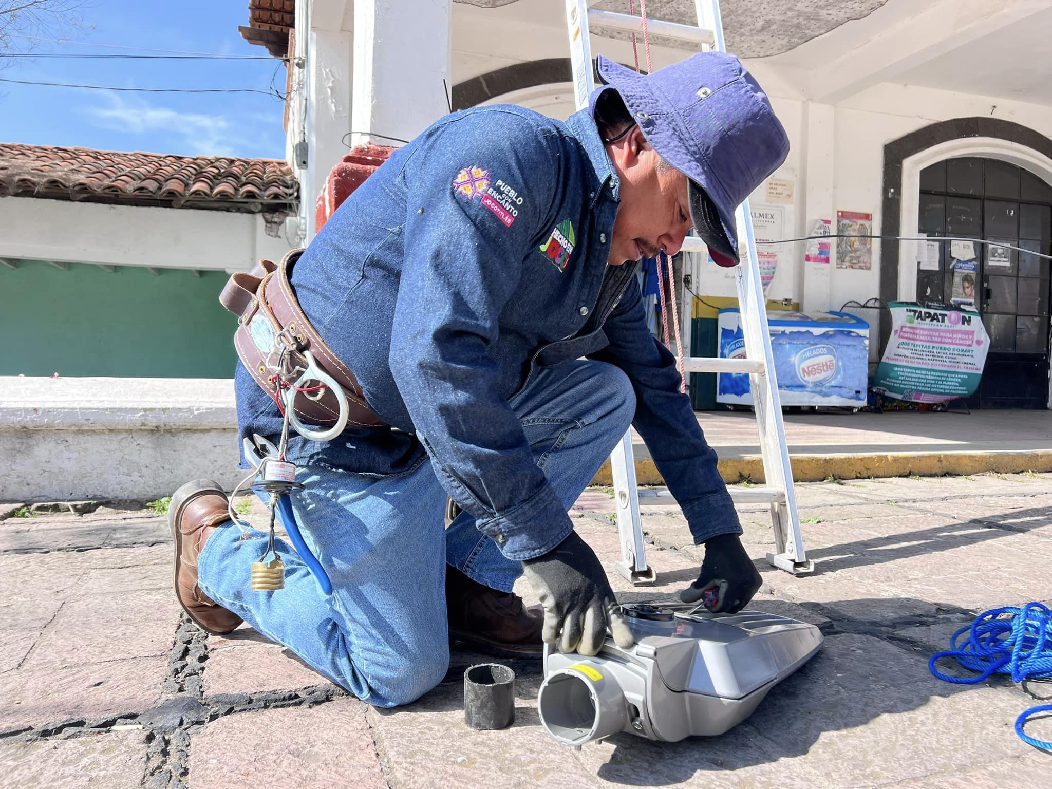 1694642391 57 Este miercoles continuamos con el Programa Alumbrando Jocotitlan en San