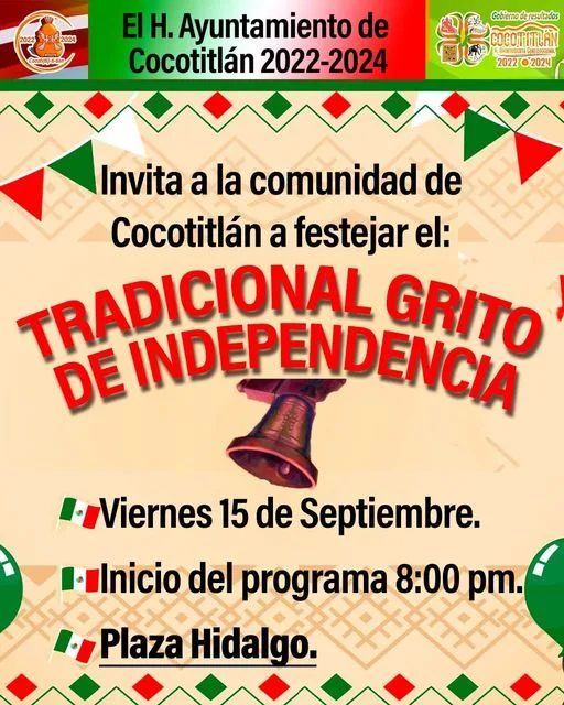 1694643626 El H Ayuntamiento de Cocotitlan 2022 2024 invita a la comunidad jpg