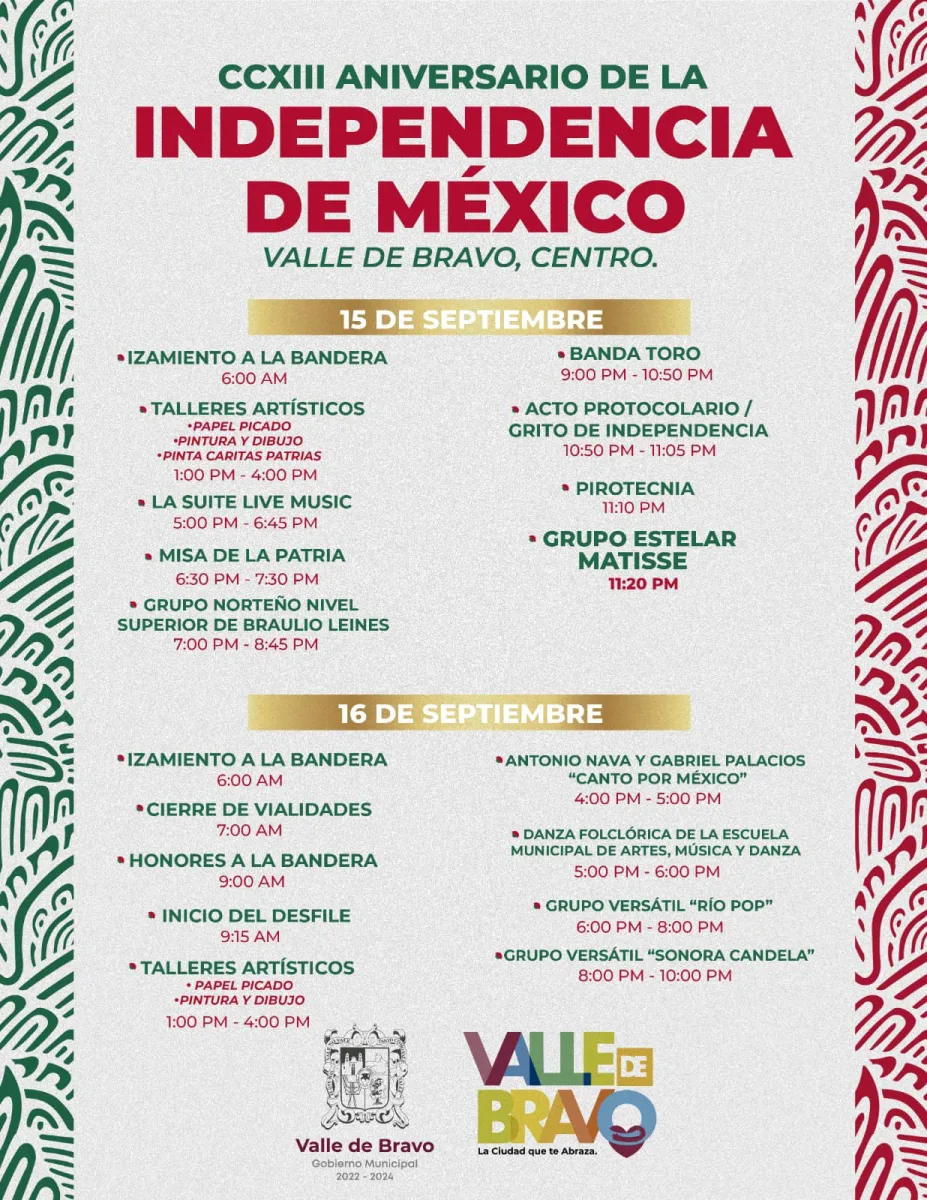 1694695312 355 Celebremos el 213 Aniversario de la Independencia de Mexico ¡Las