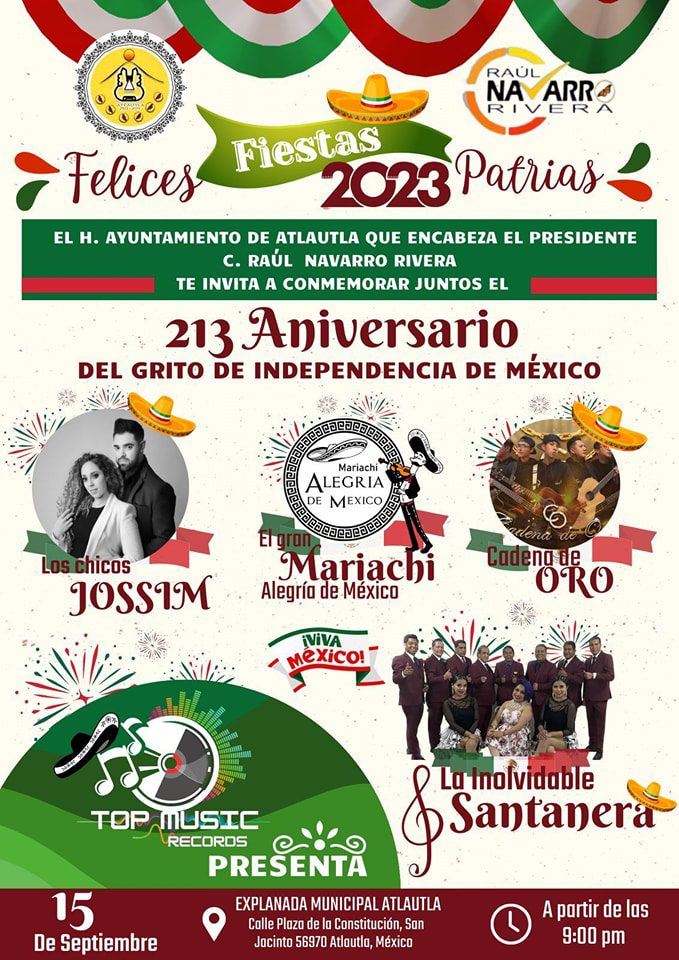 1694726793 520 TODO LISTO EN ATLAUTLA PARA CELEBRAR LAS FIESTAS PATRIAS El