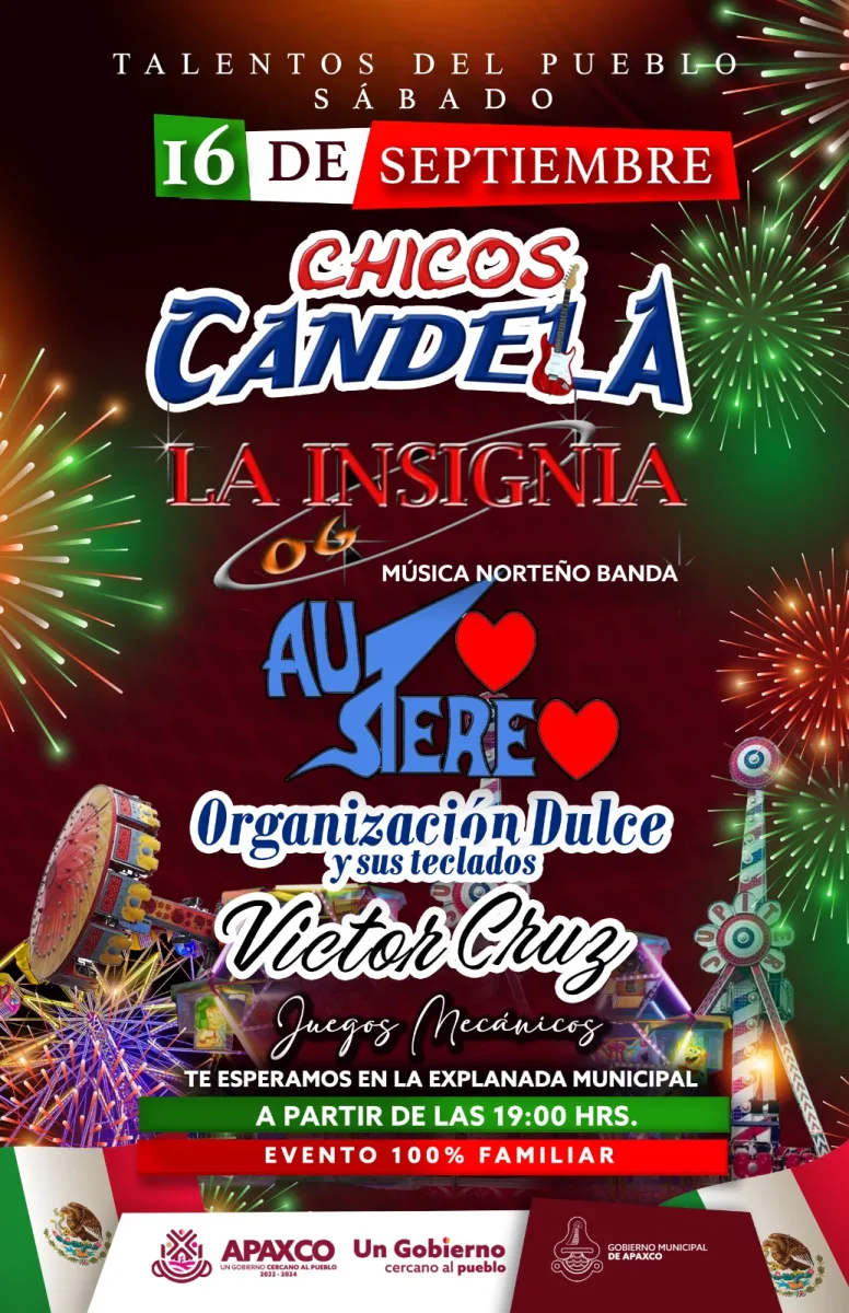 1694788011 477 VIVE LAS FIESTAS PATRIAS EN APAXCO