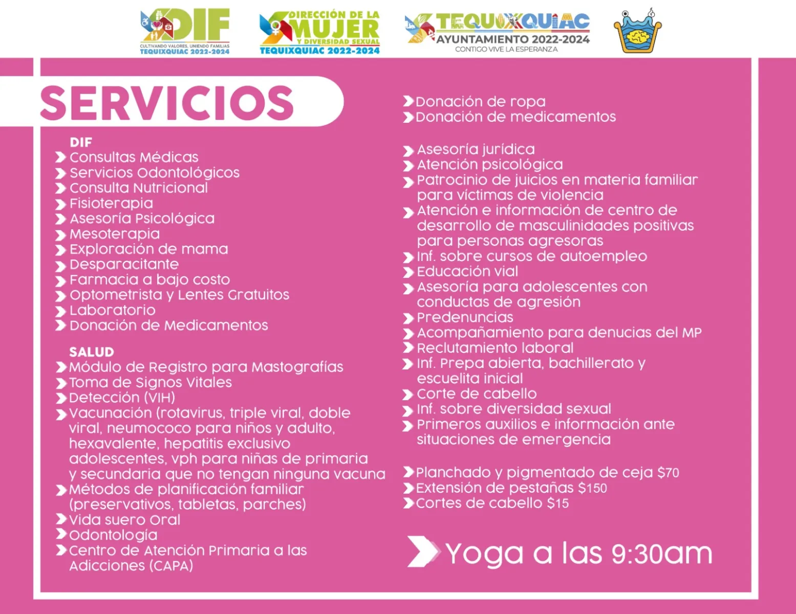 1694788331 705 Aprovecha los servicios de la Jornada de Salud del SMDIF