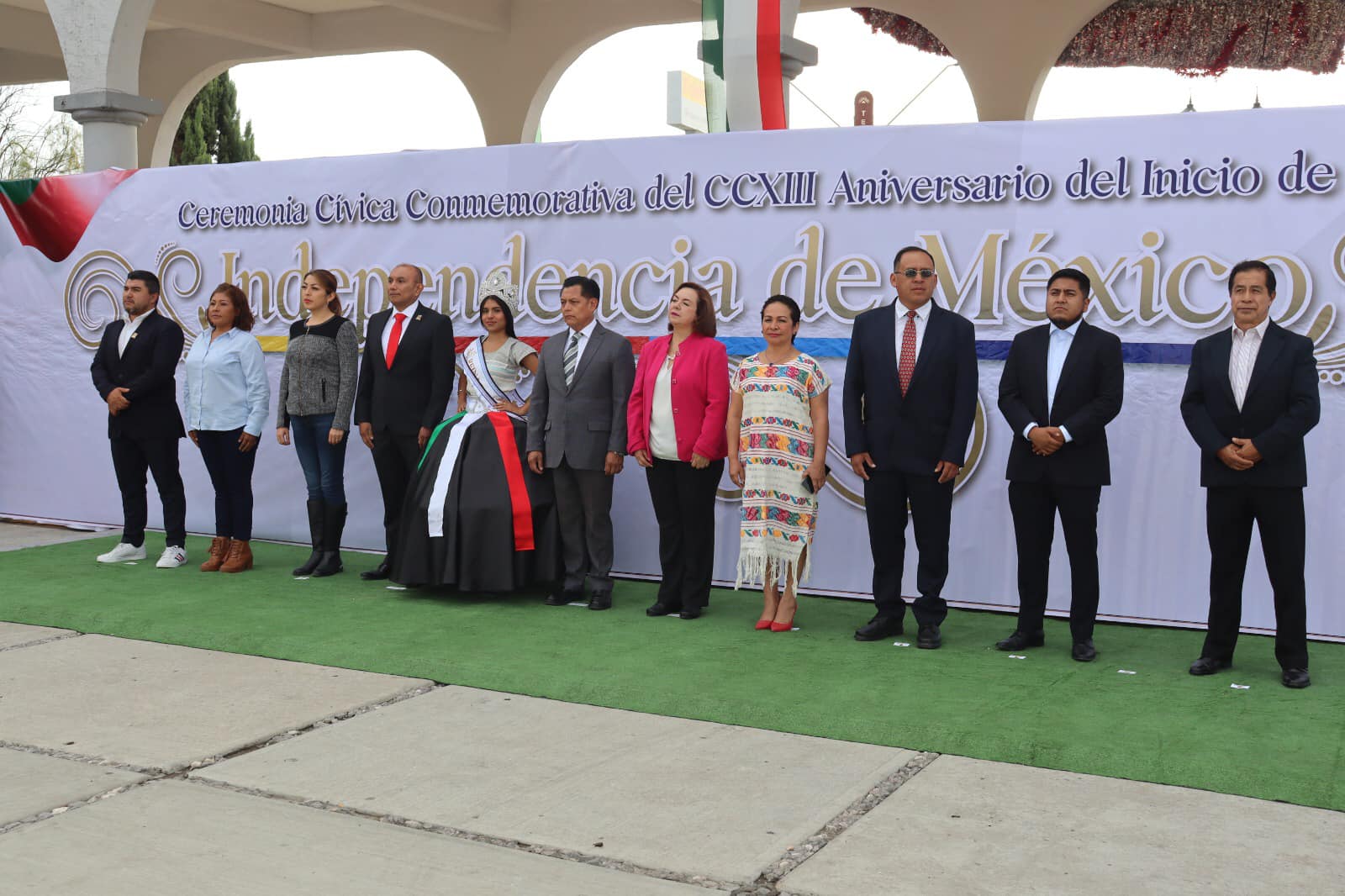 1694878592 201 Se llevo a cabo la ceremonia civica en la Plaza