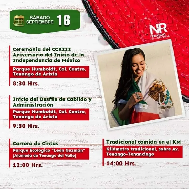 1694878663 Conoce las actividades que tendremos este sabado 16 de septiembre jpg