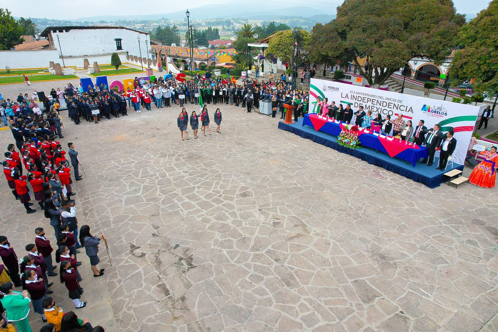 1694891368 926 Ceremonia Civica Conmemorativa al 213 Aniversario de la Independencia de