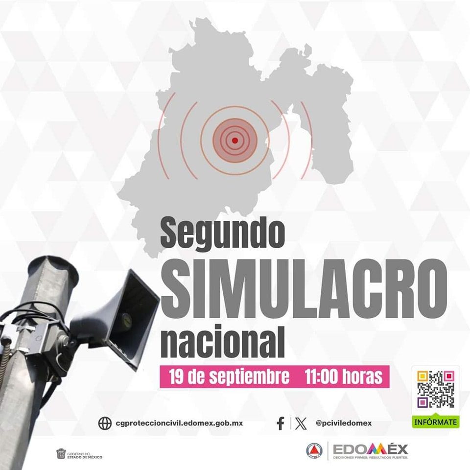 1694993288 999 SE LES RECUERDA LA INVITACION AL SEGUNDO SIMULACRO NACIONAL EL