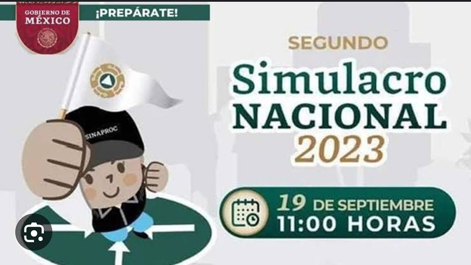 1694993291 914 SE LES RECUERDA LA INVITACION AL SEGUNDO SIMULACRO NACIONAL EL