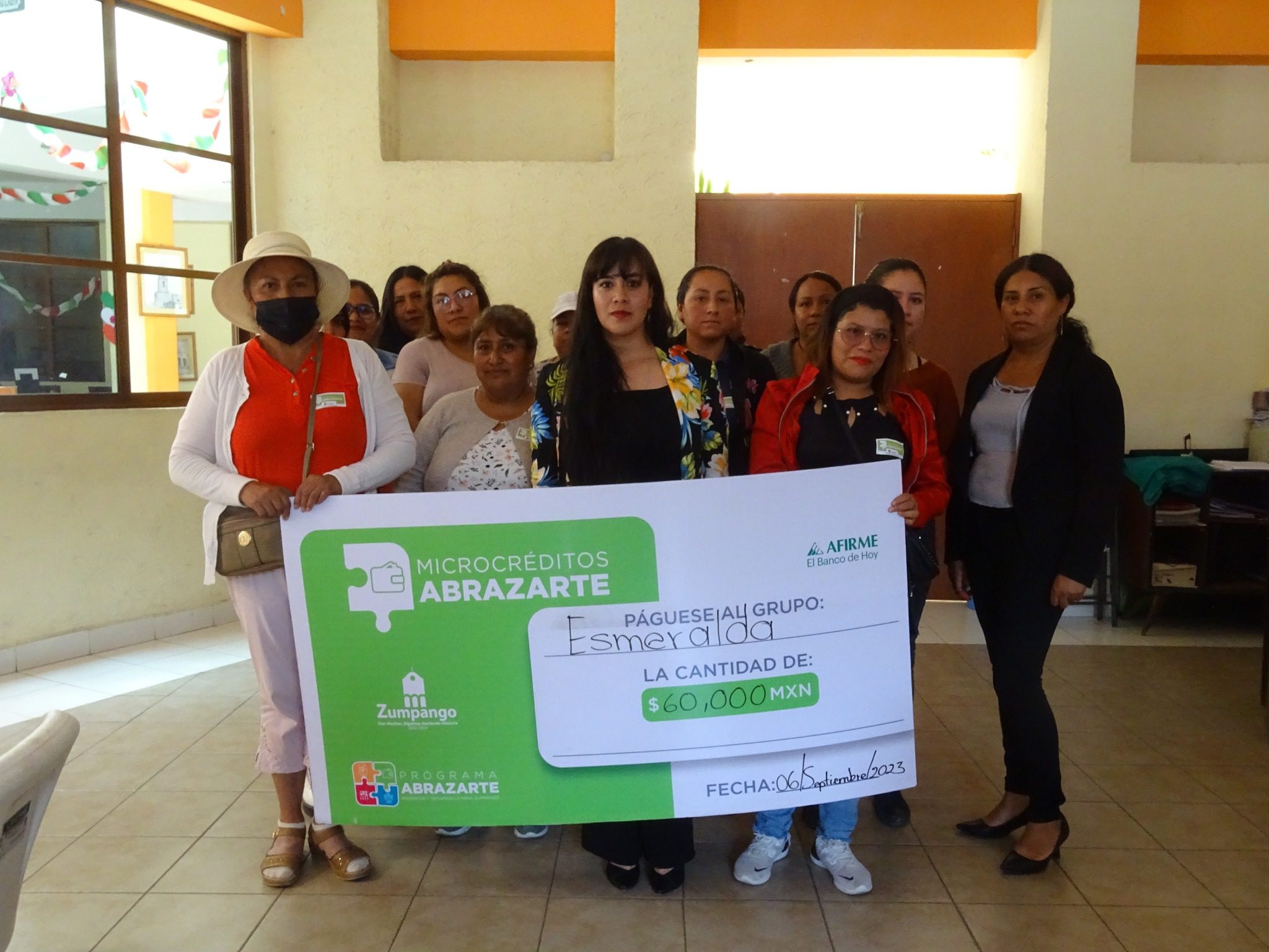 1695062216 693 ¡Zumpanguenses En dias pasados realizamos la entrega del programa Microcredito