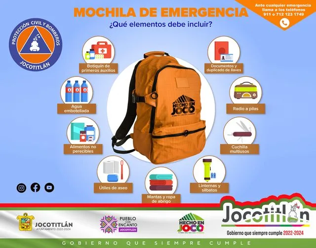 1695146846 Estas son algunas recomendaciones para tener una mochila de emergencia jpg