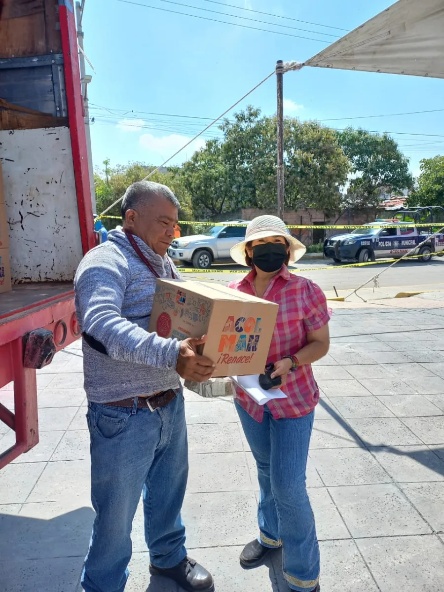 1695159447 185 Hoy entregamos despensas del programa Sembrando Bienestar en la colonia