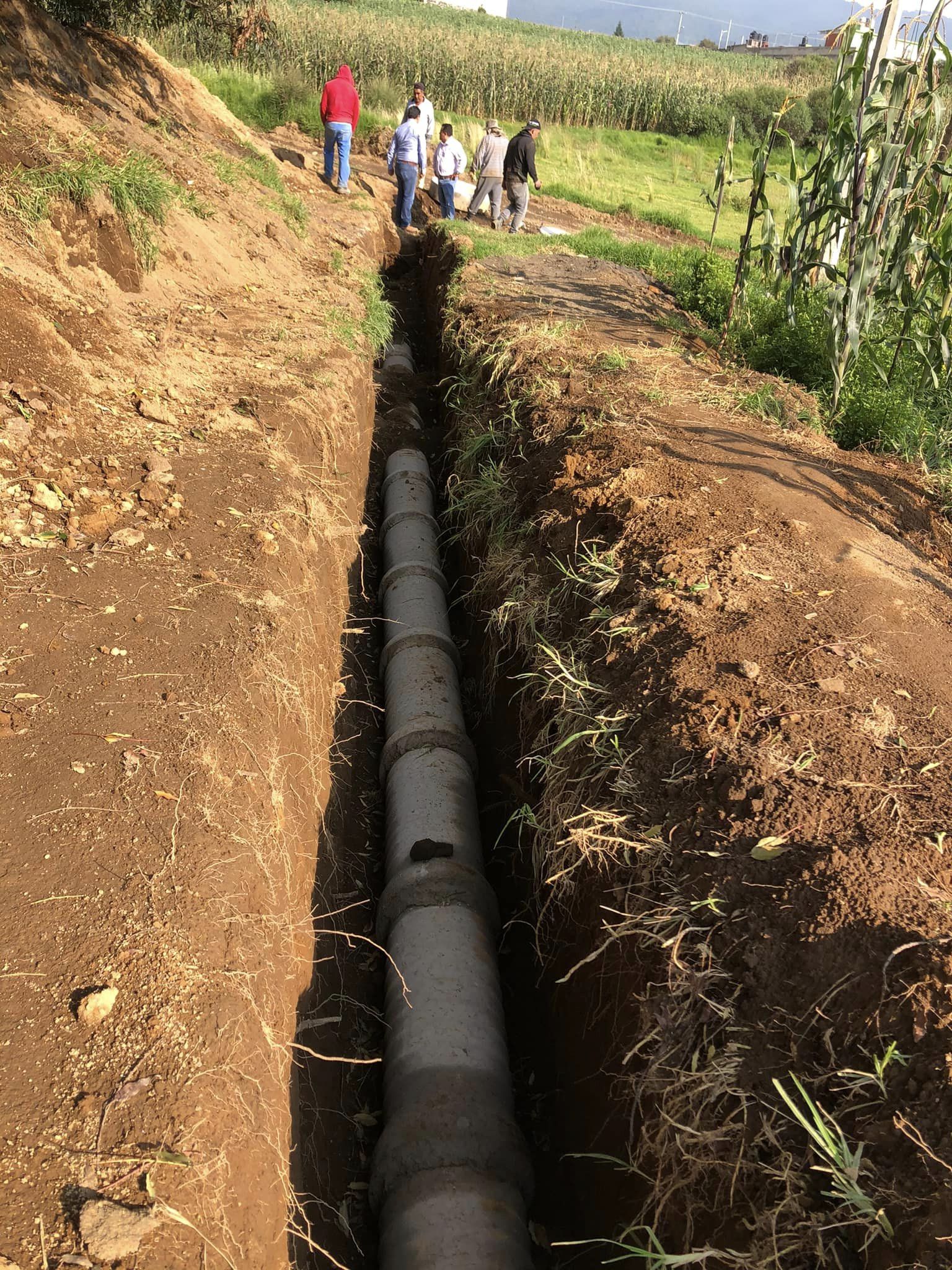 1695213952 334 Proceso de Obra del Drenaje Sanitario de la Calle Benito