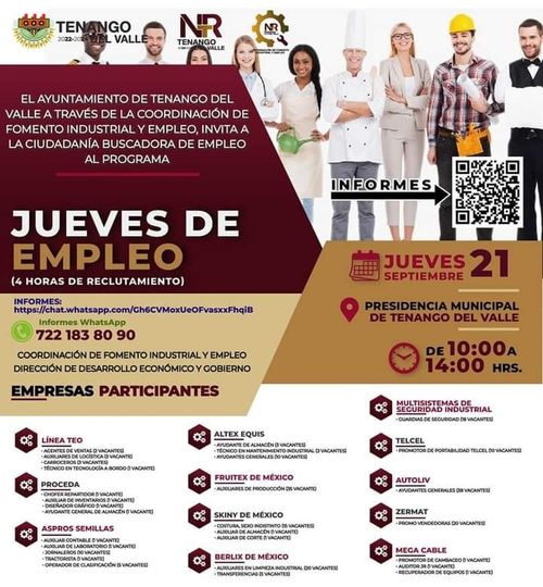 1695224821 799 ¿Buscas empleo Te invitamos a nuestro jueves de empleo frente