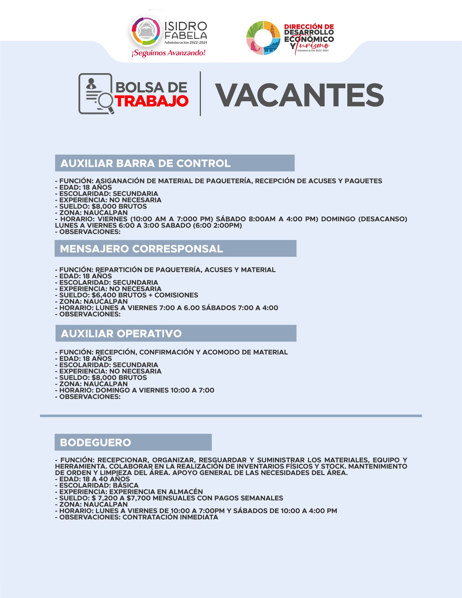 1695248320 47 𝗩𝗔𝗖𝗔𝗡𝗧𝗘𝗦 𝗗𝗘 𝗘𝗠𝗣𝗟𝗘𝗢 Si estas en busqueda de empleo