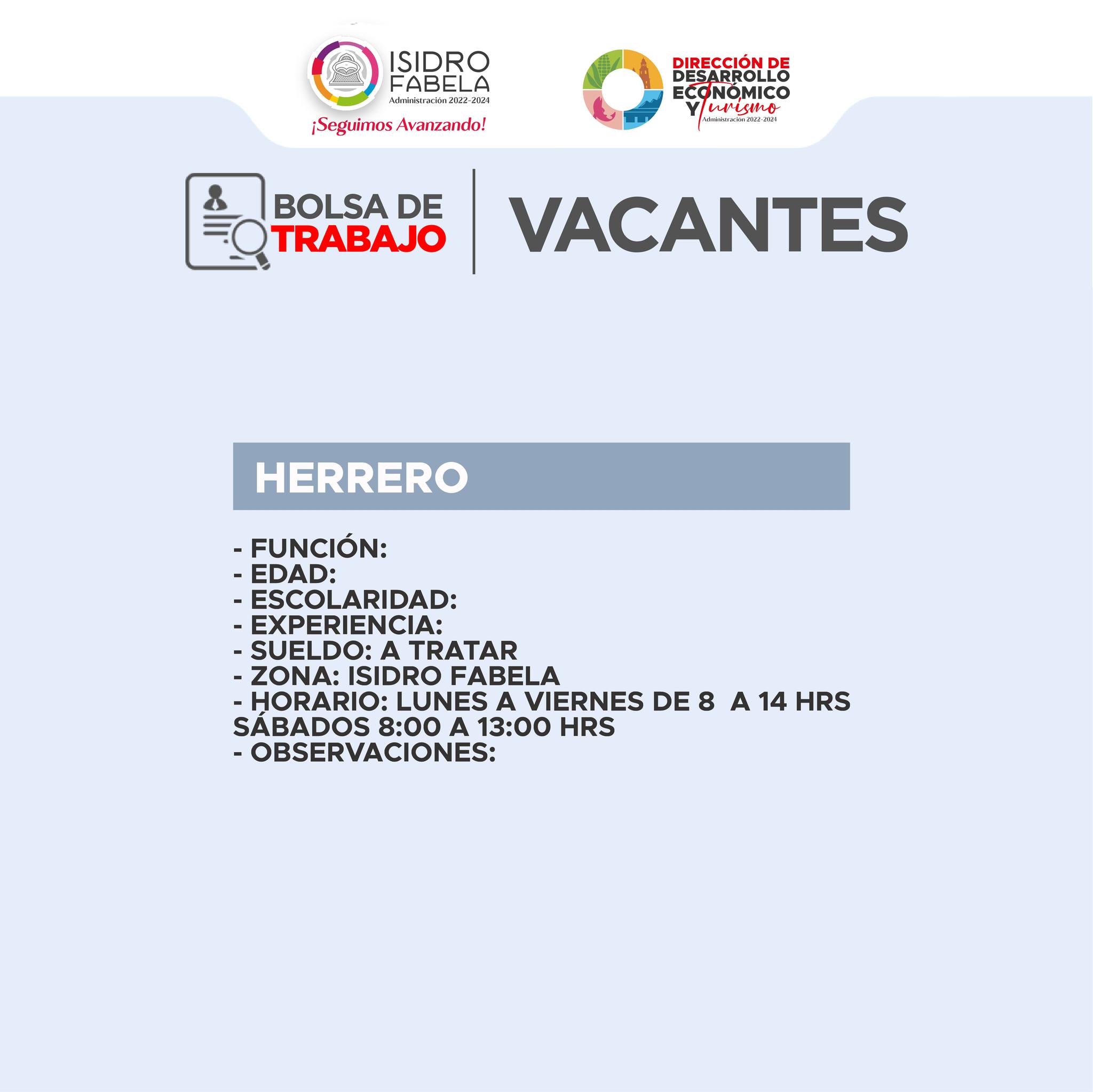 1695248327 222 𝗩𝗔𝗖𝗔𝗡𝗧𝗘𝗦 𝗗𝗘 𝗘𝗠𝗣𝗟𝗘𝗢 Si estas en busqueda de empleo