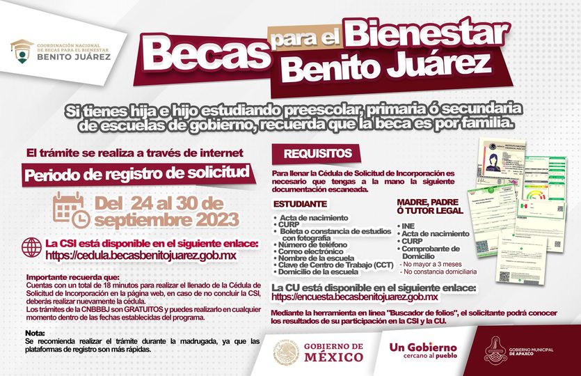 1695249612 744 LLEGARON LAS BECAS PARA ESTUDIANTES DE PREESCOLAR PRIMARIA Y SECUNDARIA