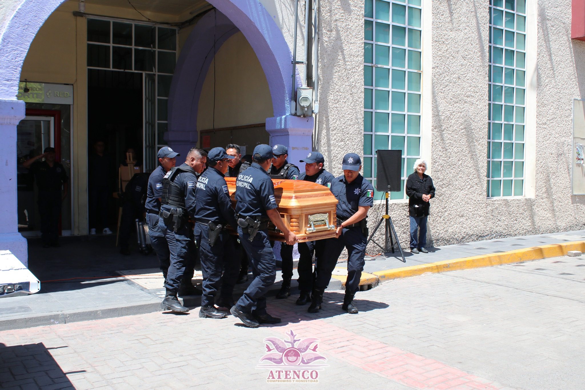 1695302556 912 Ceremonia de honor funebre a Armando Daniel Rodriguez Gallegos Policia