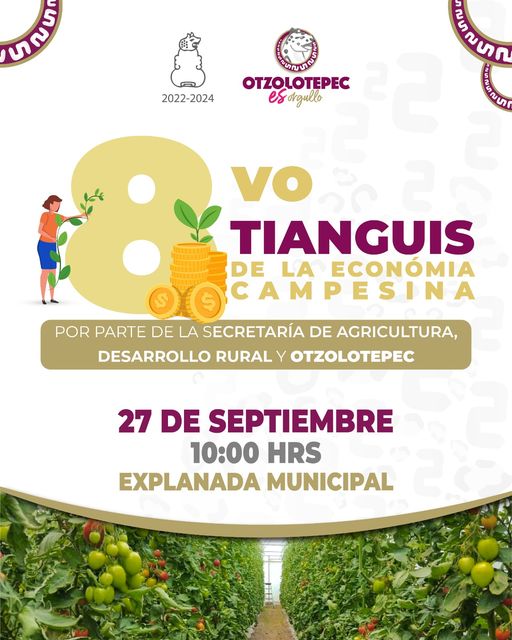 1695305143 704 Llega el 8o Tianguis de la Economia Campesina este 27