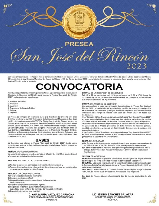 1695403465 El Ayuntamiento de San Jose del Rincon invita a toda jpg