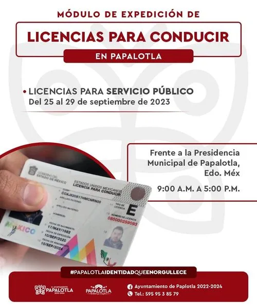 1695425422 Acude ¡El modulo de expedicion de Licencias para Servicio jpg