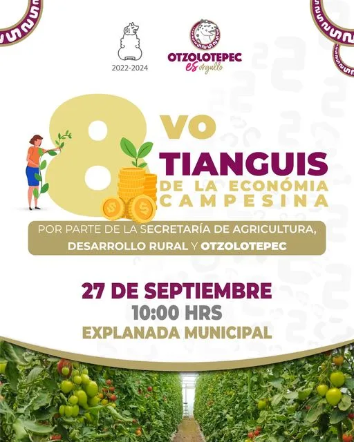 1695475539 Llega el 8o Tianguis de la Economia Campesina este 27 jpg