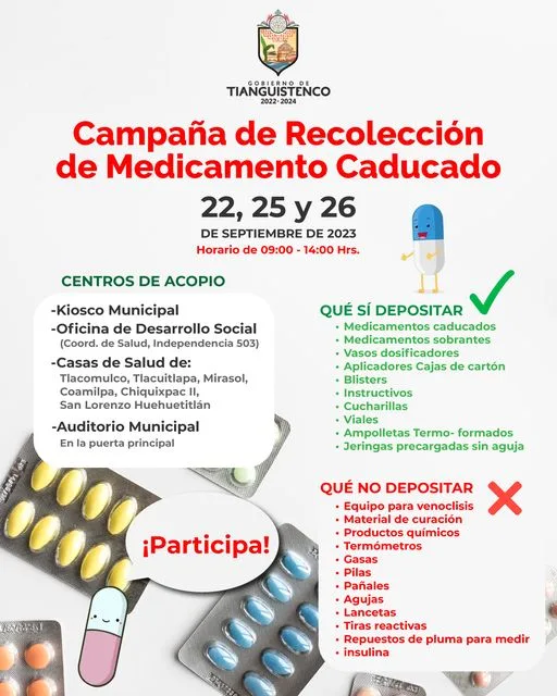 1695481932 Participa en la campana de recoleccion de medicamento caducado jpg