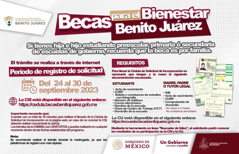 1695584847 LLEGARON LAS BECAS PARA ESTUDIANTES DE PREESCOLAR PRIMARIA Y SECUNDARIA jpg