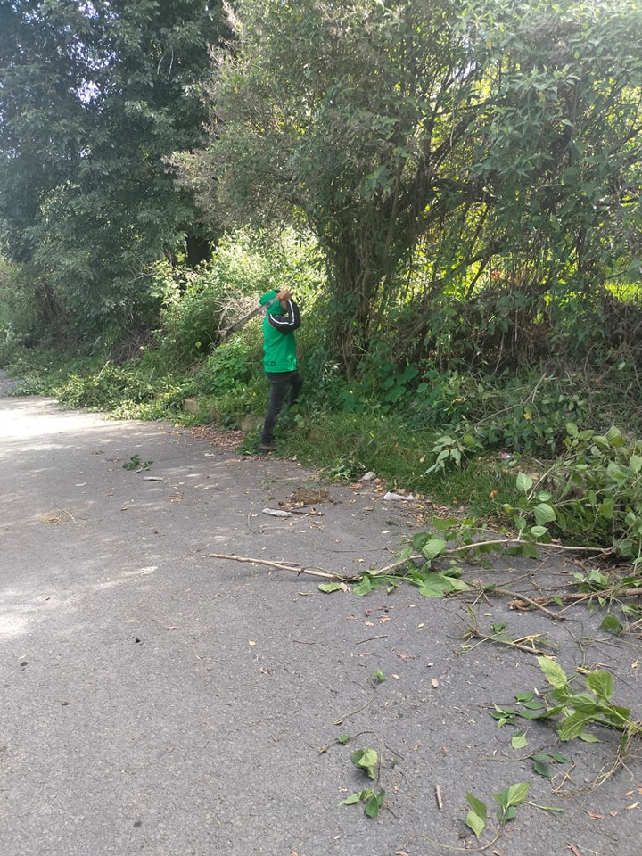 1695645734 31 El dia de ayer se realizo limpieza del camino viejo