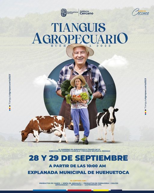 1695756976 TIANGUIS AGROPECUARIO HUEHUETOCA 2023 El Gobierno de Huehuetoca tiene